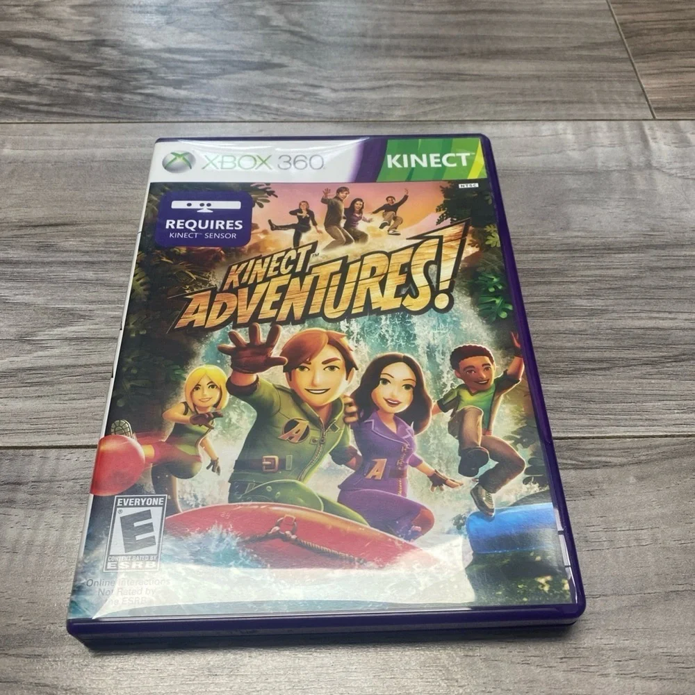 Kinect Adventures (Microsoft Xbox 360, 2010) Kinect Game Everyone MultiPlayer